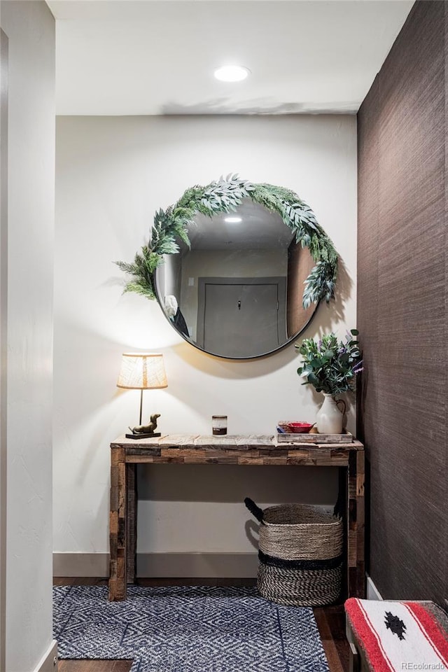 3420 W 32nd Ave Unit 203, Denver, CO 80211 - detailed view of wood finished floors and recessed lighting