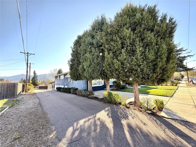 view of road