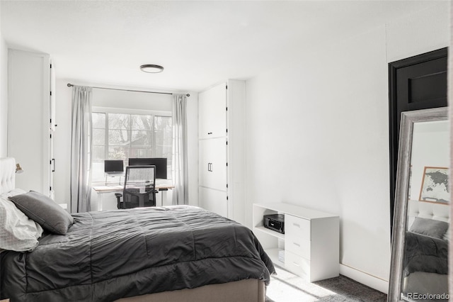 bedroom featuring carpet flooring