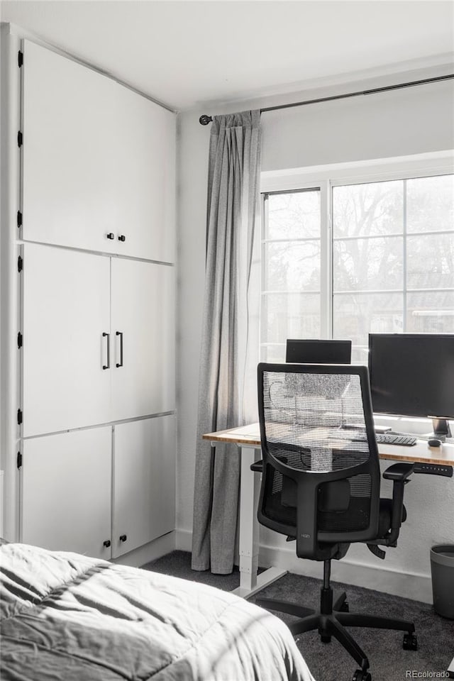 bedroom featuring baseboards