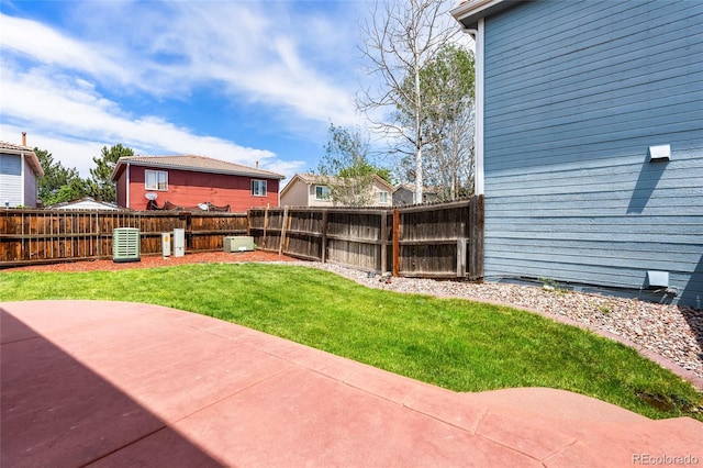 4184 Netherland St, Denver, CO 80249 - view of yard with central AC and a patio area