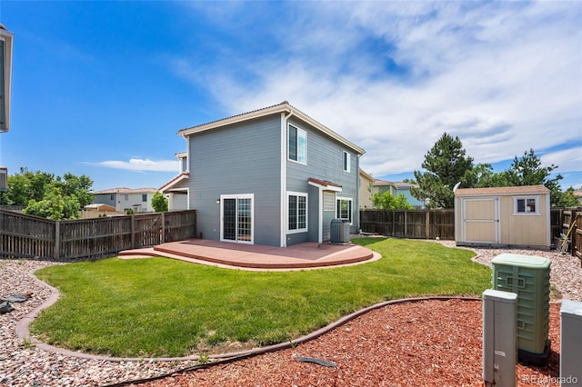 4184 Netherland St, Denver, CO 80249 - rear view of property featuring central AC unit and a deck