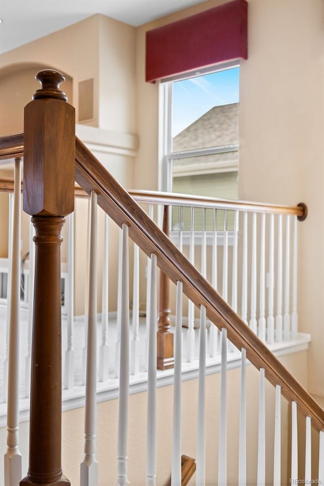 view of staircase
