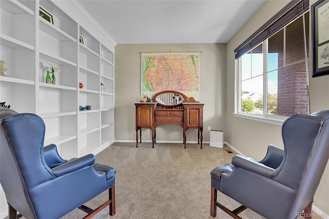 25486 E 4th Pl, Aurora, CO 80018 - sitting room featuring carpet and baseboards