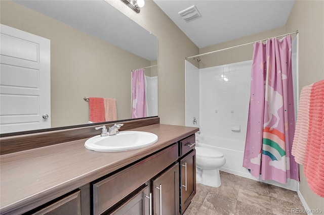 25486 E 4th Pl, Aurora, CO 80018 - bathroom with vanity and shower / bath combo with shower curtain