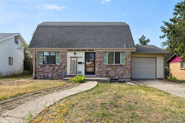 3350 W 94th Ave, Westminster, CO 80031 - dutch colonial with roof with shingles, a garage, and stone siding