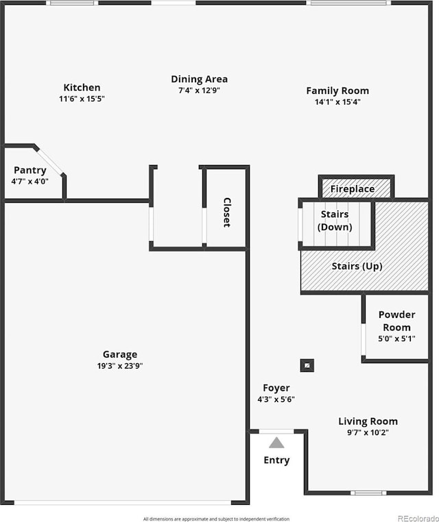 floor plan / room layout