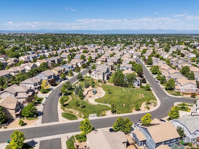 21351 E Williamette Pl, Centennial, CO 80015 - aerial view of residential area featuring a mountainous background