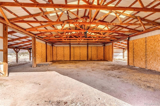 view of horse barn