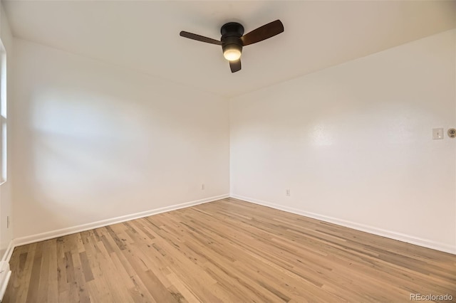 4244 W Monmouth Ave, Littleton, CO 80123 - unfurnished room featuring light wood-style floors and ceiling fan