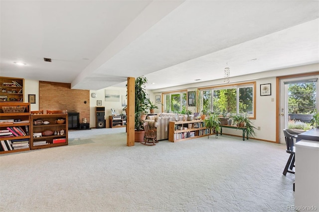 1601 Columbine Pl, Colorado Springs, CO 80907 - view of carpeted living area