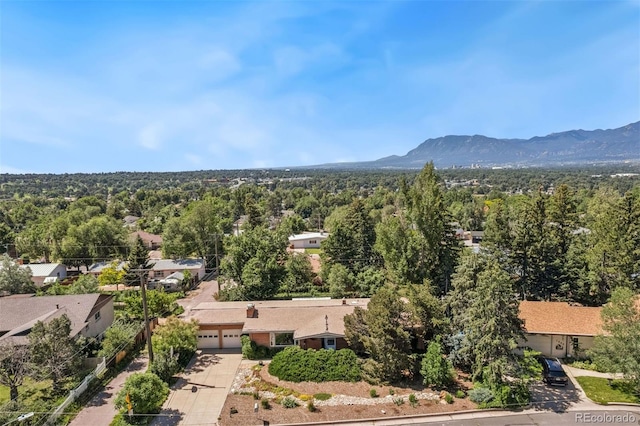 1601 Columbine Pl, Colorado Springs, CO 80907 - mountain view with a forest