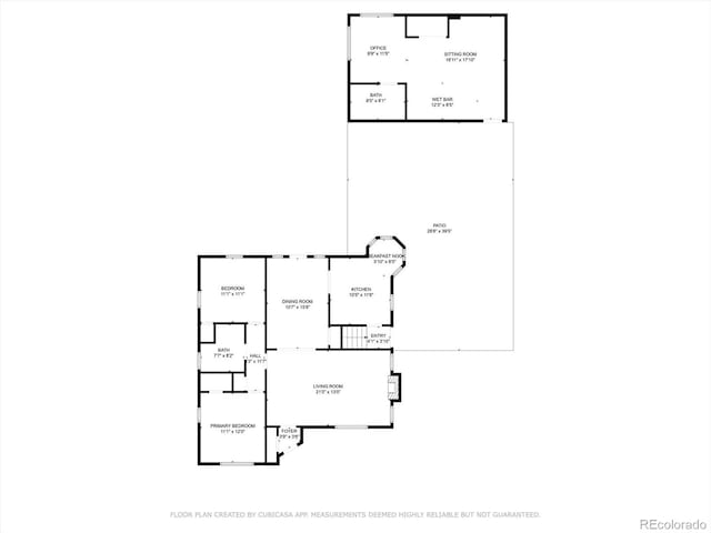 4434 Grove St, Denver, CO 80211 - room layout
