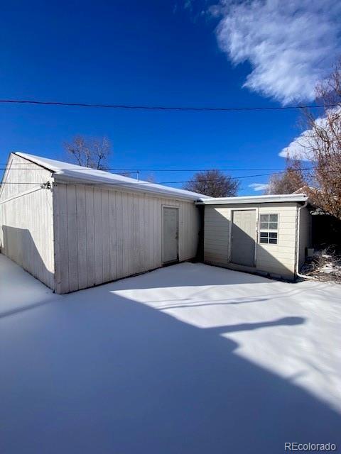 view of back of property