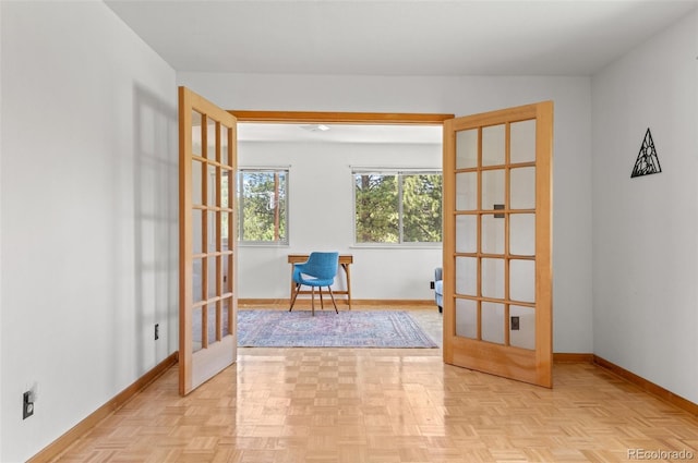 561 Quartz Cir, Bailey, CO 80421 - entryway featuring french doors and baseboards