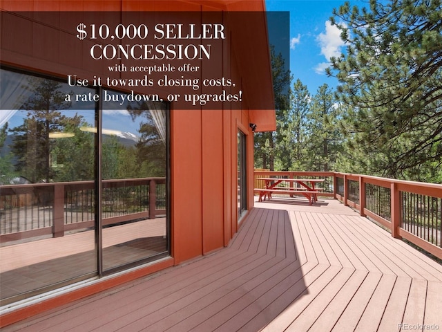 561 Quartz Cir, Bailey, CO 80421 - view of deck