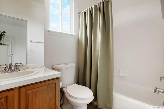 737 Novick Ct, Castle Rock, CO 80109 - bathroom featuring vanity, toilet, and shower / tub combo