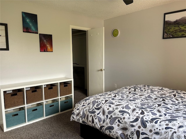539 Wright St Unit 203, Lakewood, CO 80228 - carpeted bedroom featuring a textured ceiling