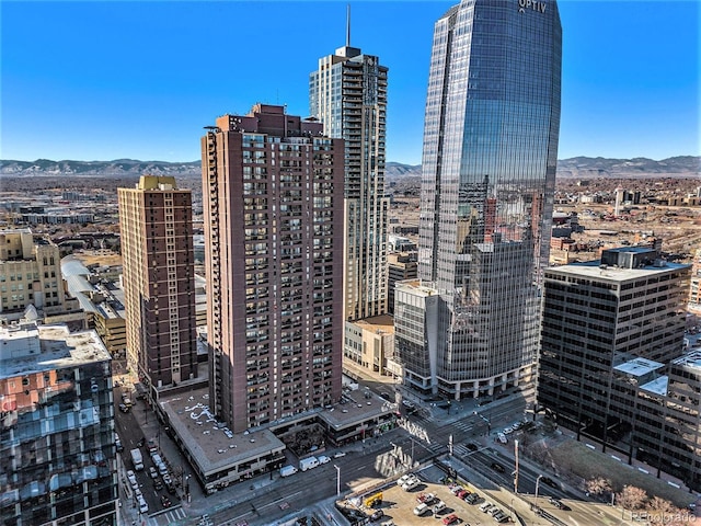 city view featuring a mountain view