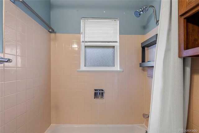 8701 Majestic View Dr, Conifer, CO 80433 - bathroom with shower / tub combo