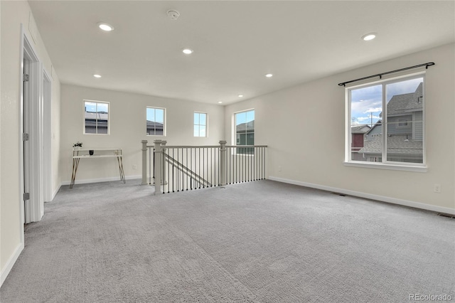 9307 Inca Dove Cir, Littleton, CO 80125 - empty room with recessed lighting, carpet, and a smoke detector