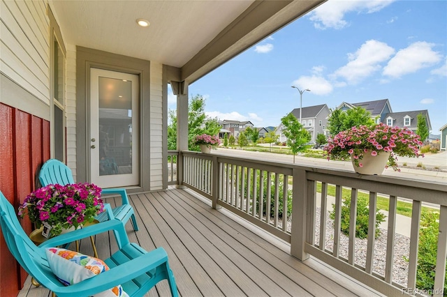 9307 Inca Dove Cir, Littleton, CO 80125 - wooden deck with a residential view