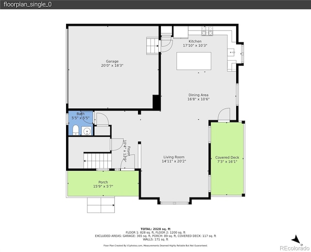 9307 Inca Dove Cir, Littleton, CO 80125 - view of property floor plan