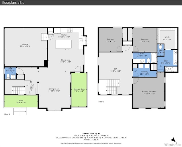 9307 Inca Dove Cir, Littleton, CO 80125 - view of floor plan / room layout