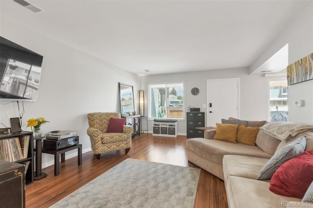 8751 Chase Dr Unit 181, Arvada, CO 80003 - living area with wood finished floors and baseboards