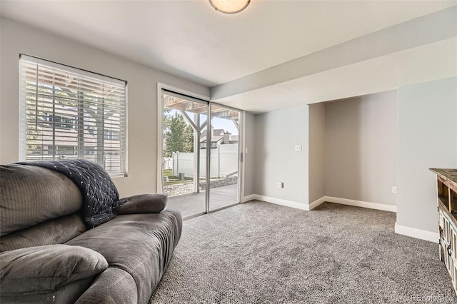 10685 W Apishapa Pass, Littleton, CO 80127 - carpeted living area with baseboards