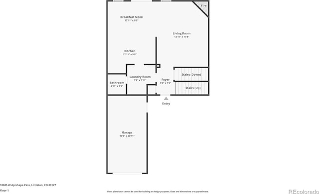 10685 W Apishapa Pass, Littleton, CO 80127 - home floor plan