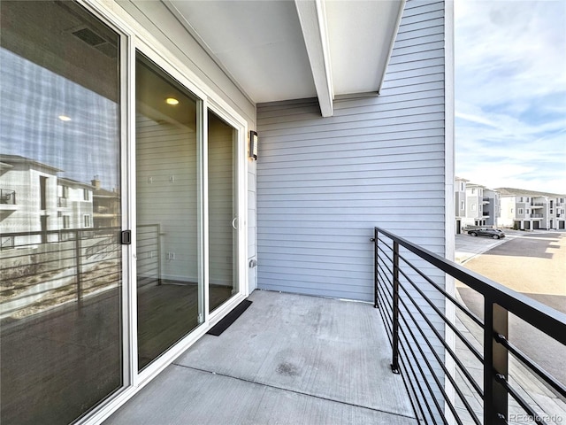 3865 Presidio Pt Unit 101, Colorado Springs, CO 80920 - balcony with a residential view