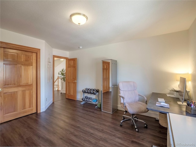 120 S San Juan Ave, Buena Vista, CO 81211 - office space featuring dark wood-style floors and baseboards