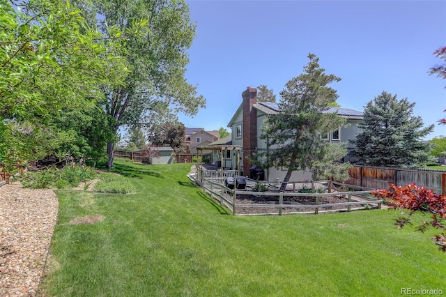7877 W 110th Dr, Westminster, CO 80021 - view of yard with a garden