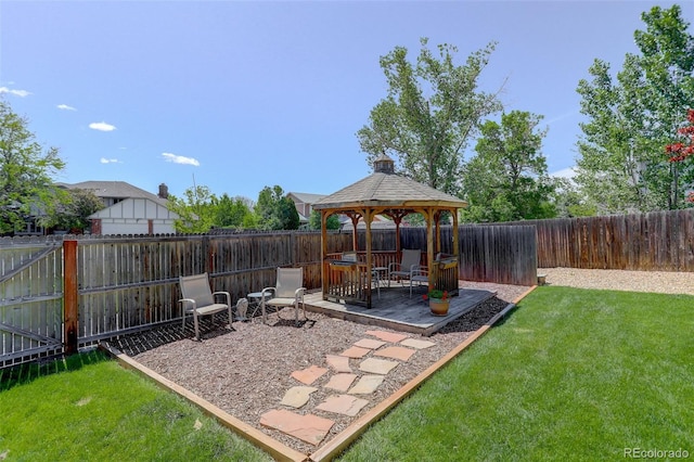 7877 W 110th Dr, Westminster, CO 80021 - view of yard with a gazebo