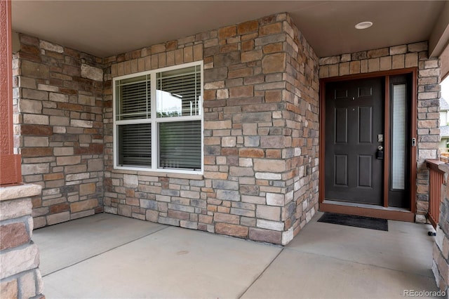 5131 Delphinium Cir, Brighton, CO 80601 - entrance to property featuring stone siding