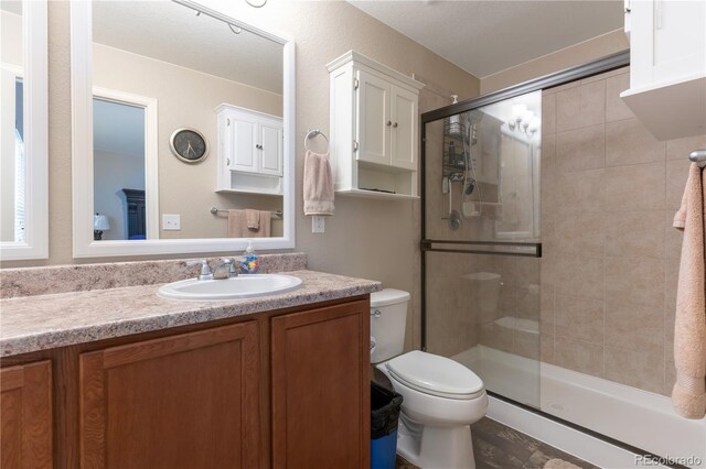 5131 Delphinium Cir, Brighton, CO 80601 - full bath with a shower stall and vanity