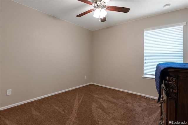 5131 Delphinium Cir, Brighton, CO 80601 - carpeted empty room with a ceiling fan and a smoke detector