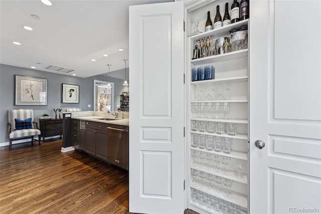 pantry with sink