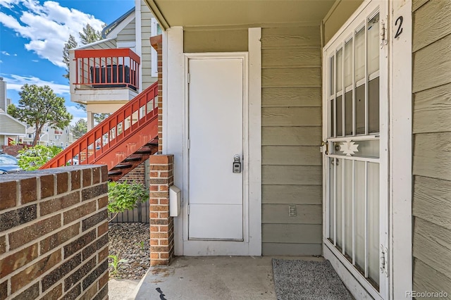 view of property entrance