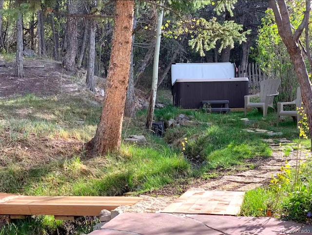 9185 US Highway 285, Salida, CO 81201 - view of yard featuring a hot tub
