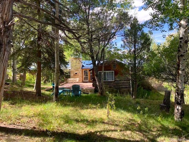 9185 US Highway 285, Salida, CO 81201 - view of yard with a wooden deck