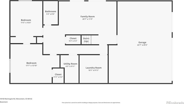 18150 Martingale Rd, Monument, CO 80132 - home floor plan