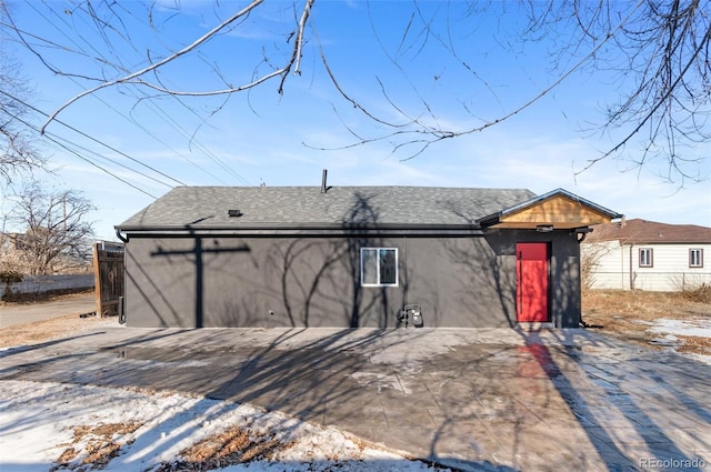 view of rear view of house