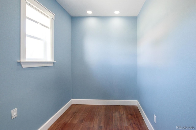 131 Faraday St, Monte Vista, CO 81144 - unfurnished room with dark wood finished floors and baseboards