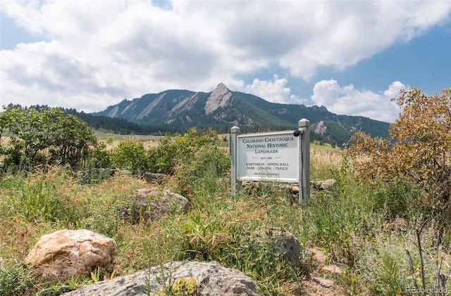 view of mountain feature