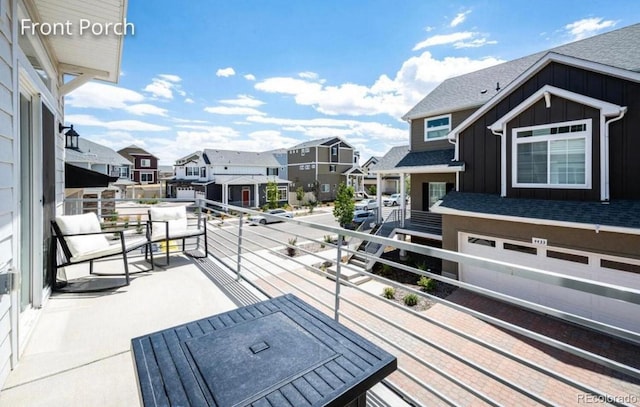 4443 N Quatar Ct, Aurora, CO 80019 - deck featuring a residential view
