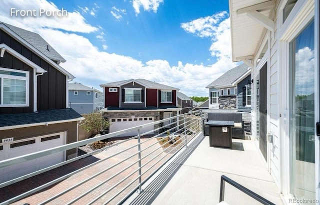 4443 N Quatar Ct, Aurora, CO 80019 - balcony featuring a residential view