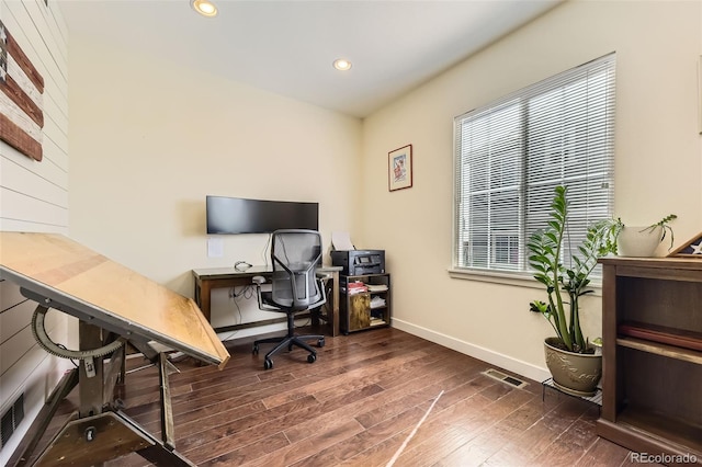26591 E Calhoun Pl, Aurora, CO 80016 - office space with wood finished floors and recessed lighting