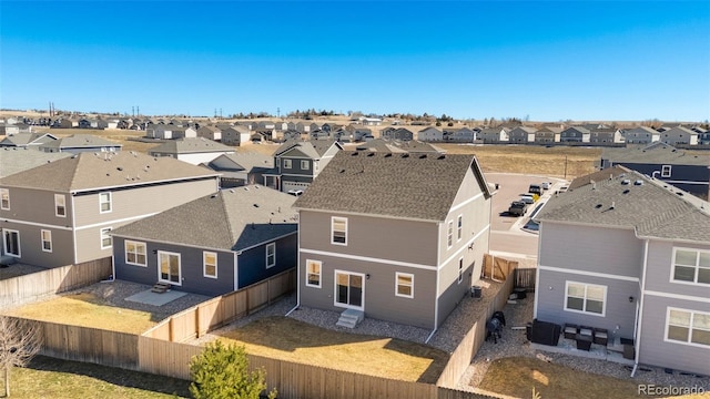 birds eye view of property featuring a residential view